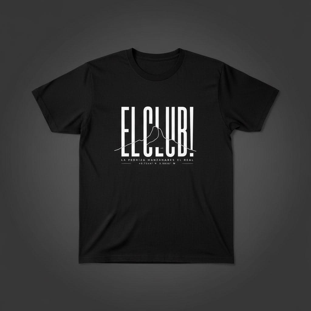Camiseta de El Club! con el logo de la cresta de montaña